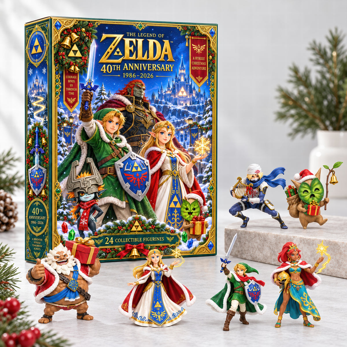 40th Years Of The Myth Christmas Advent Calendar Blind Box - Personalized Gifts For Game Lovers 011tyqn240926