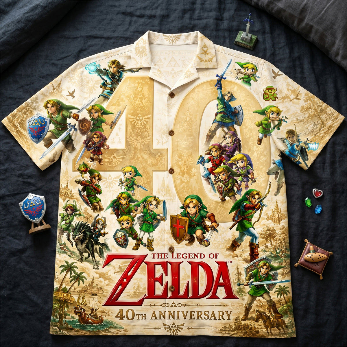 Legendary Adventure 40th Anniversary Hawaiian Shirt - Personalized Gifts 02nalu020626-Homacus