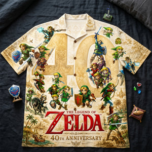 Legendary Adventure 40th Anniversary Hawaiian Shirt - Personalized Gifts 02nalu020626-Homacus