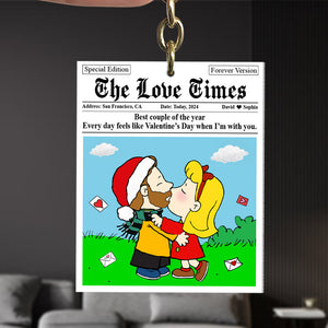 Personalized Gifts For Couple Keychain The Love Times 03katn271124hg-Homacus