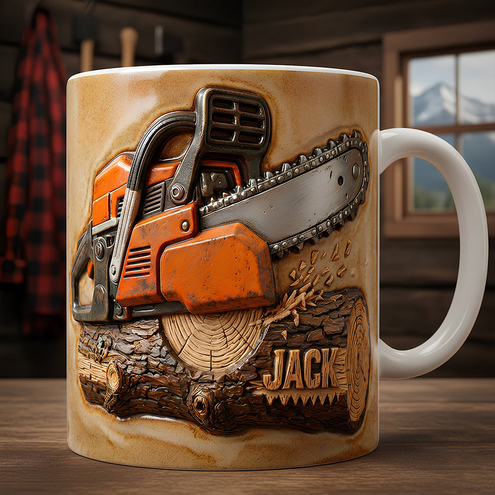 Chainsaw Coffee Mug Personalized Gifts For Lumberjack 05TGDT271125-Homacus