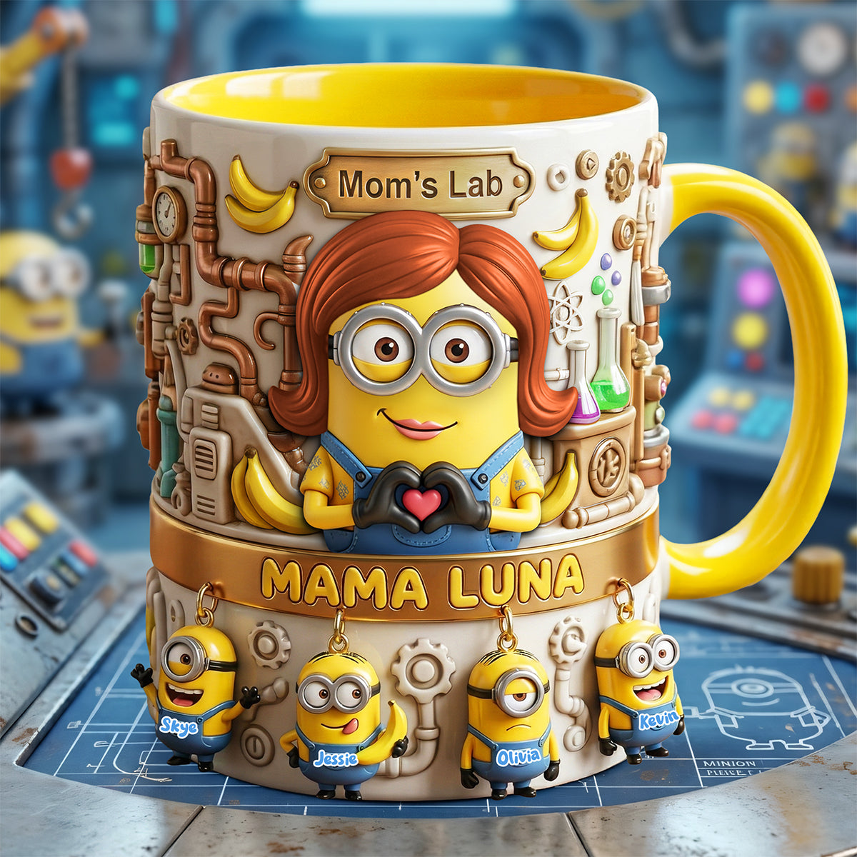 Mom's Lab Coffee Accent Mug - Personalized Gifts For Mother's Day 02pata030426-Homacus