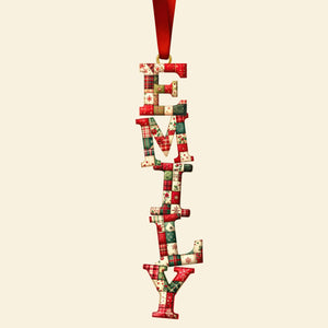 Sewing Alphabet Ornament - Personalized Gift For Christmas Ornament 03HUQN251025-Homacus