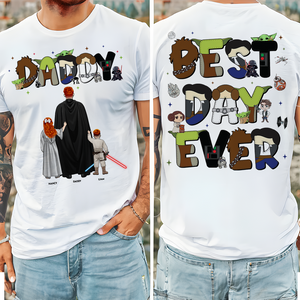 Galaxy Dad Shirt - Personalized Gifts For Dad 06HUPU280325HHHG-Homacus