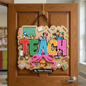 Teach Acrylic Sign - Personalized Gifts For Teachers 03natn210726-Homacus