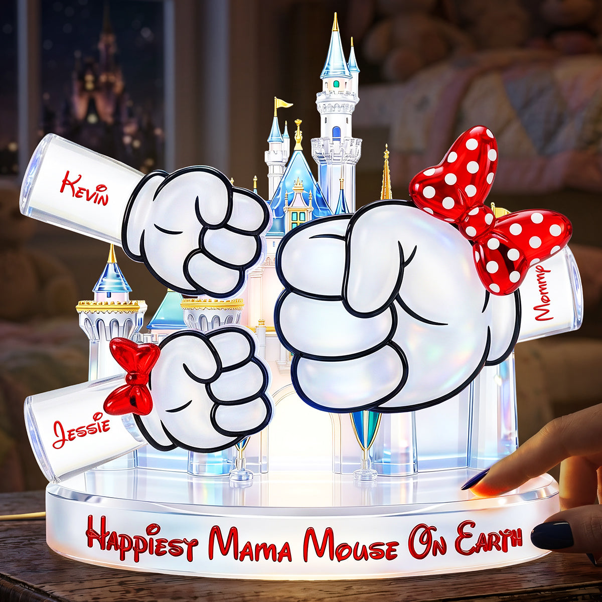Happiest Mama On Earth Light Box - Personalized Gift For Moms 04NATA110426-Homacus