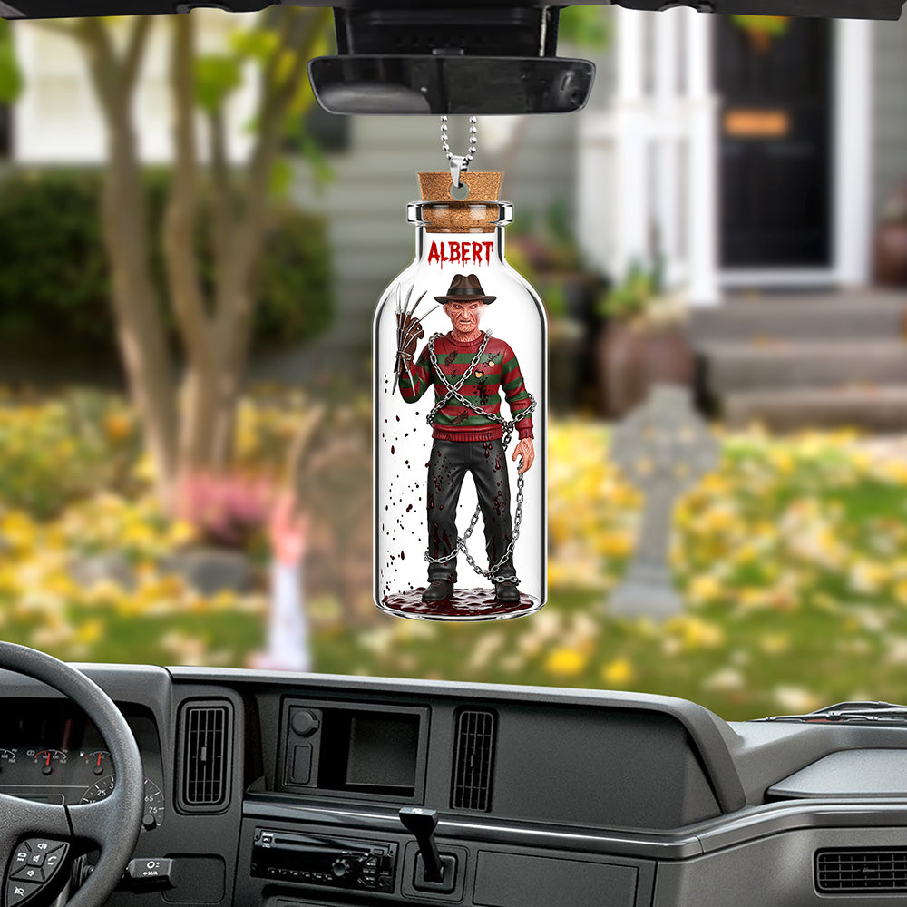 Creepy Killer Car Ornament – Personalized Gifts For Horror Movie Fans 02naqn120825-Homacus