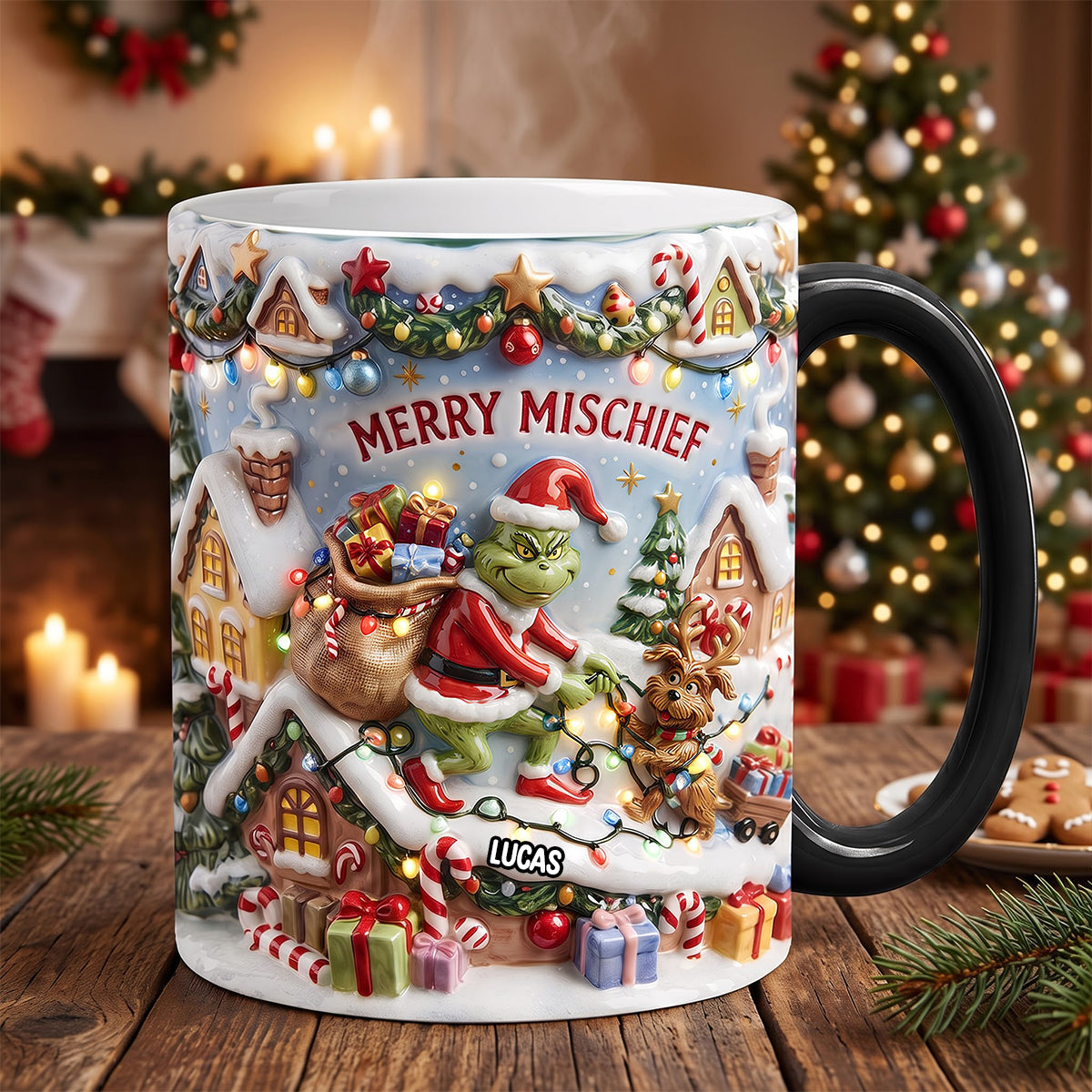 Merry Mischief Christmas Ceramic Coffee Mug - Personalized Gifts 04TYTN010826-Homacus