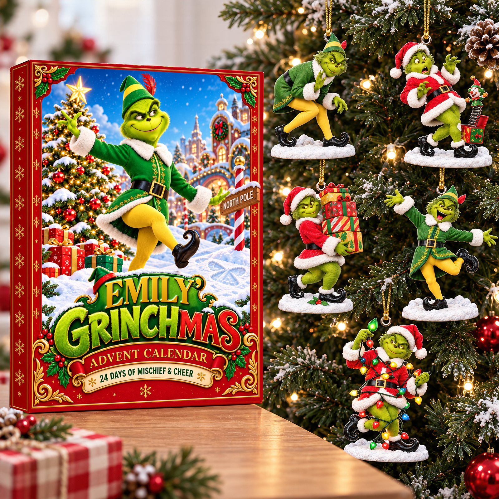 Furry Mischief Christmas Advent Calendar Blind Box - Personalized Christmas Gifts 06paqn141026-Homacus