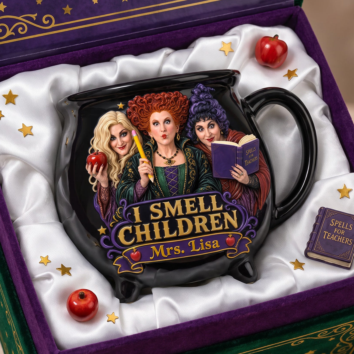 Macabre Spell Sisters Brew House Ceramic Cauldron Mug - Personalized Gifts For Teachers 03hudh270826
