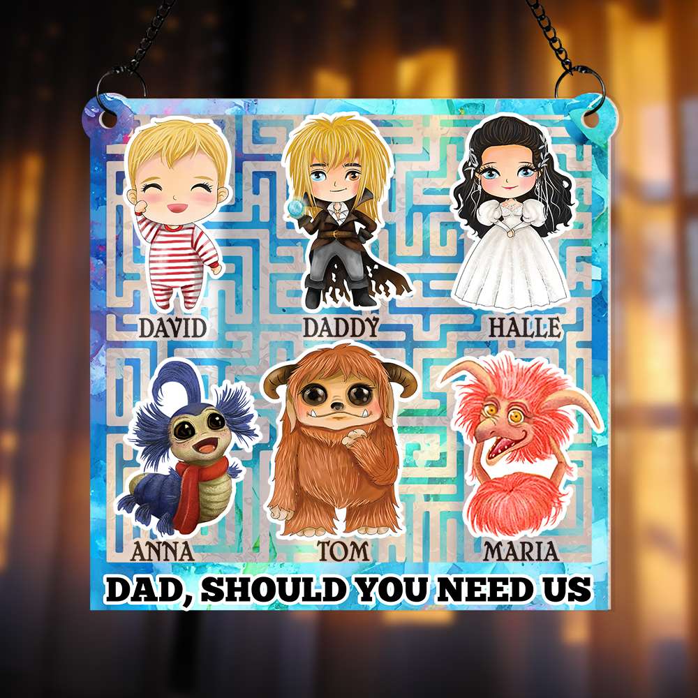 Personalized Gifts For Dad Suncatcher Ornament 03dtdt300424-Homacus