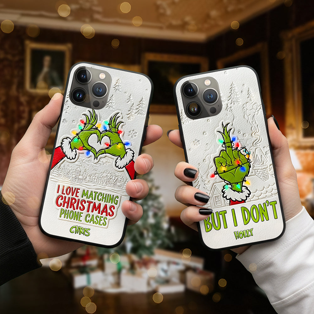 Funny Green Couple Phone Case - Personalized Gifts For Couple 02tgta140825-Homacus