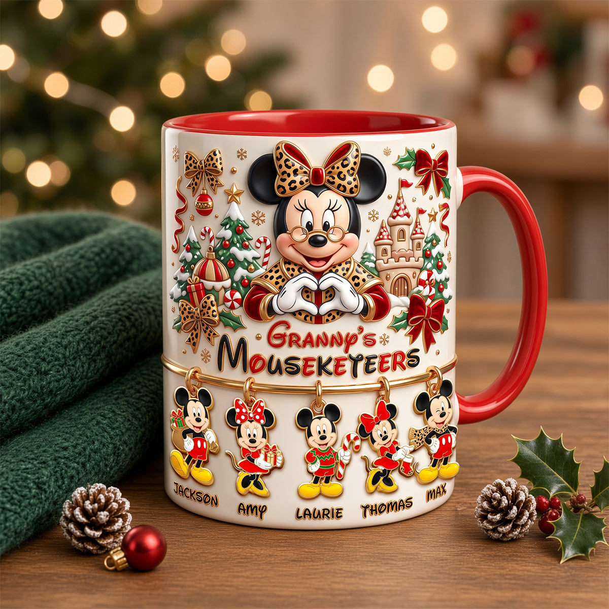 Grandma's Favorite Mouse Accent Mug - Personalized Gifts For Grandma 01nadh081026-Homacus