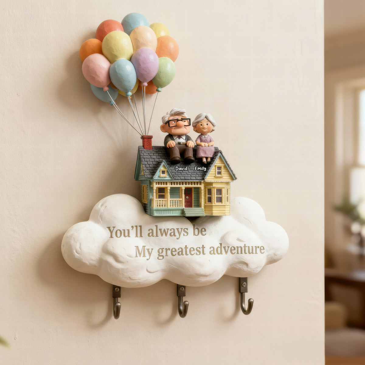 Old Couple Key Hanger - Personalized Gifts For Couple 01hyqn161225-Homacus