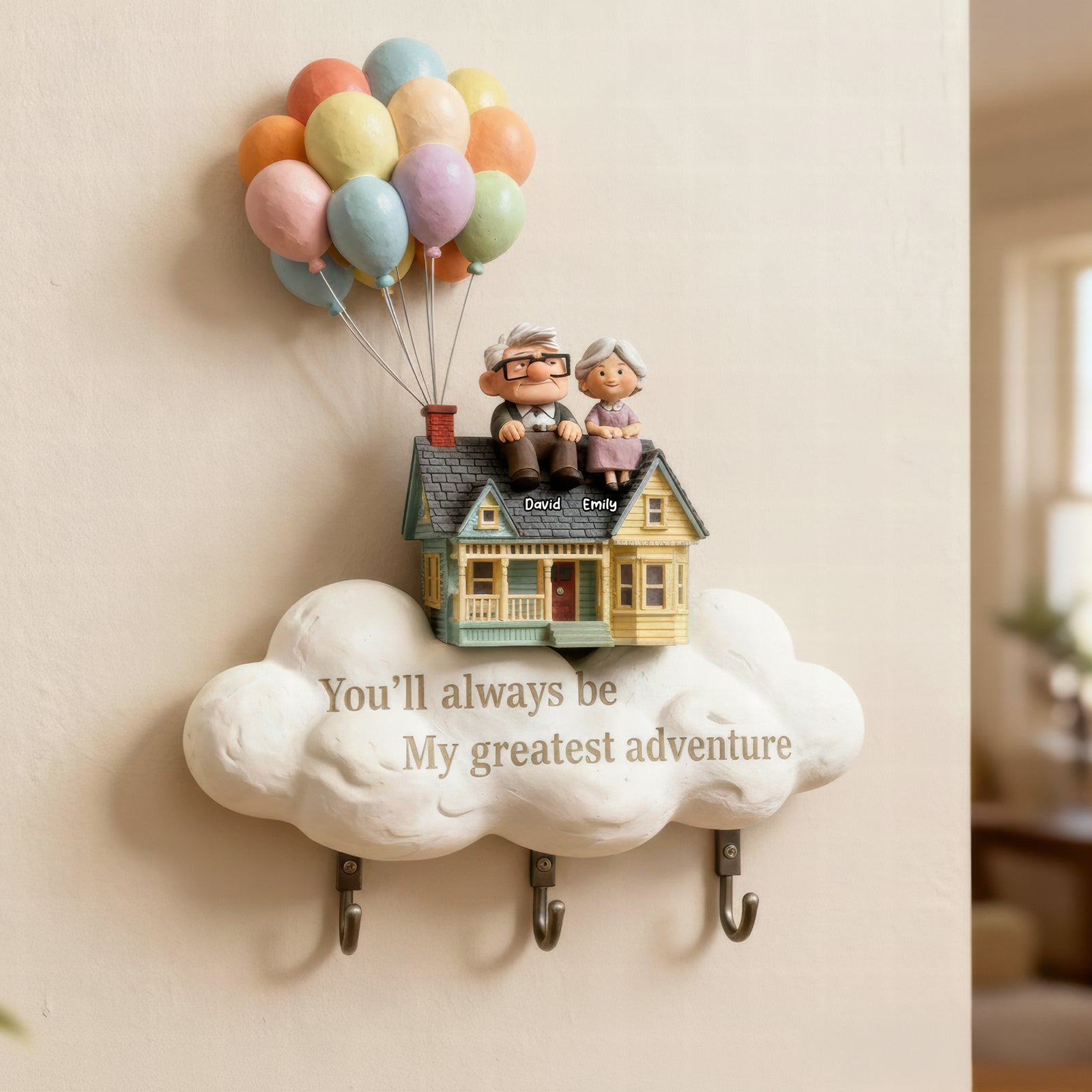 Old Couple Key Hanger - Personalized Gifts For Couple 01hyqn161225-Homacus