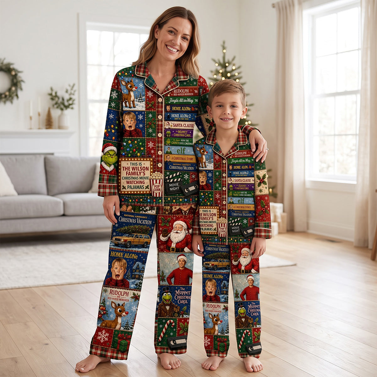 Holiday Cheer Family Pajama Set - Personalized Gift For Christmas 04NATN070926