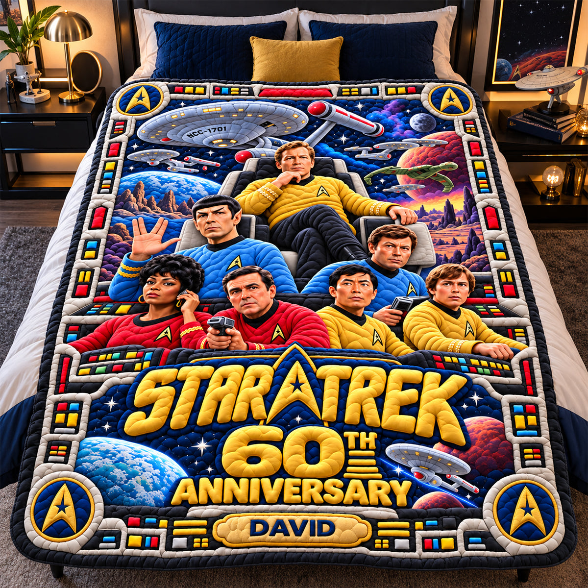60th Anniversary Universe War Blanket - Personalized Gifts For Christmas Blanket 04OHDH021026-Homacus