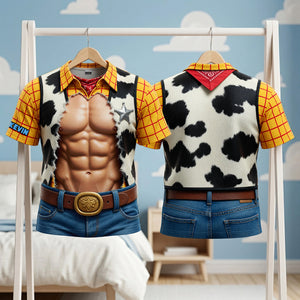Six Pack Cowboy T-Shirt - Personalized Gifts 01tota060726-Homacus