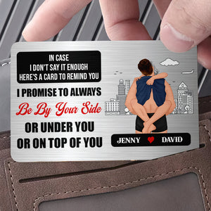 Personalized Gifts For Couple Wallet Card Be By Your Side 04KADT070125HG-Homacus