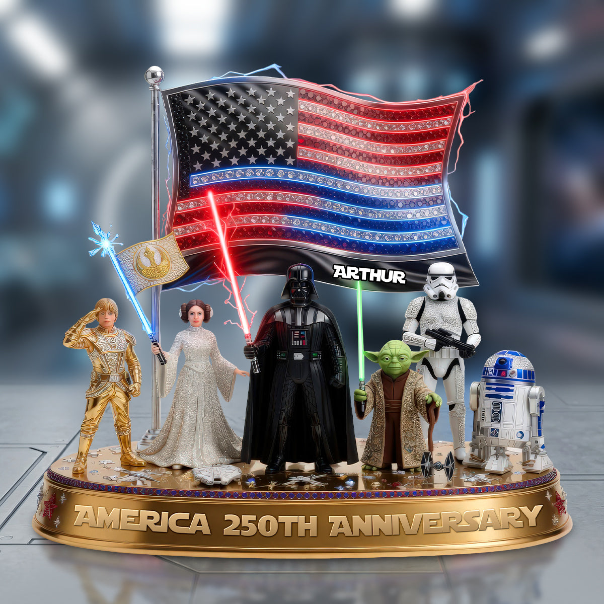 250 Years Strong Acrylic Plaque - Personalized Gifts For Patriotics 04OHDH280526