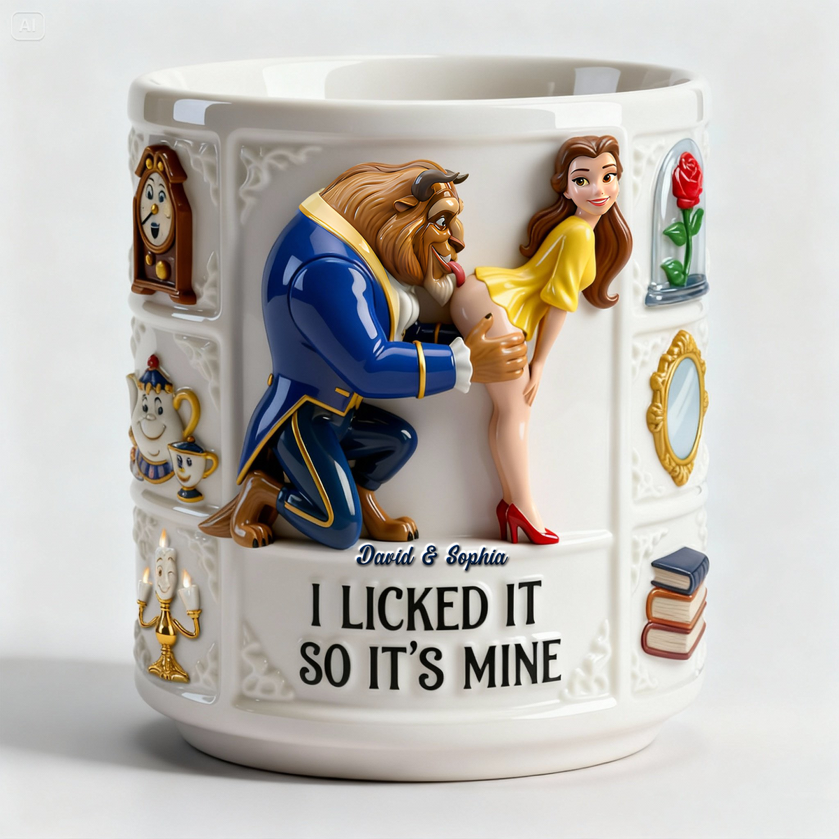 Playful Couple Coffee Mug - Personalized Gift For Couple 04OHLU060126-Homacus