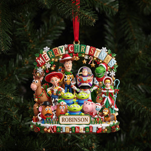 Festive Friends Acrylic Ornament – Personalized Christmas Gift For Families 02PALU010826-Homacus