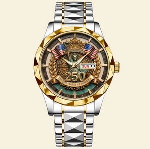 250th Anniversary Stainless Steel Men's Watch 03PAQN300126-Homacus