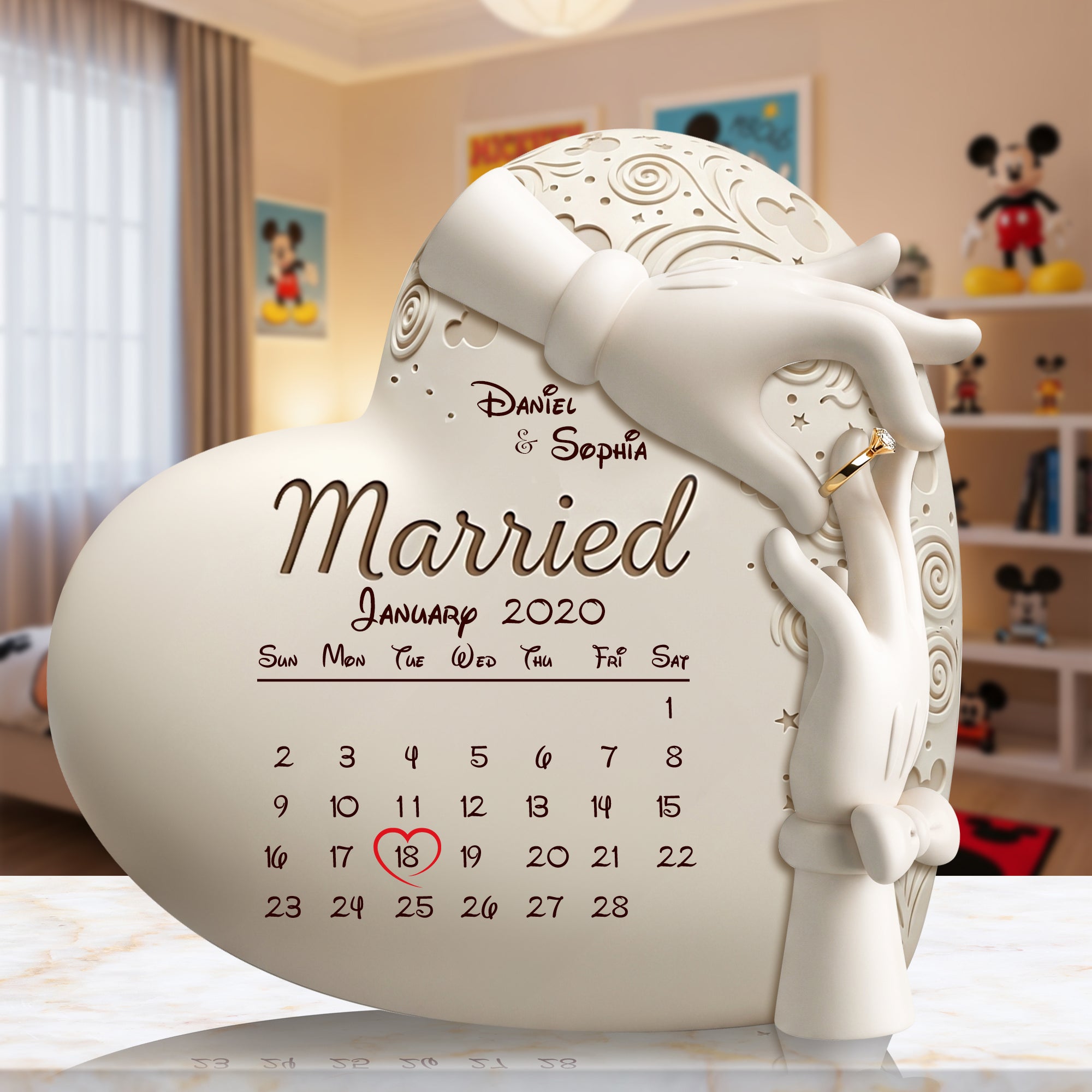 Married Couple Acrylic Plaque - Personalized Anniversary Gifts For Couples 07OHLU190725-Homacus