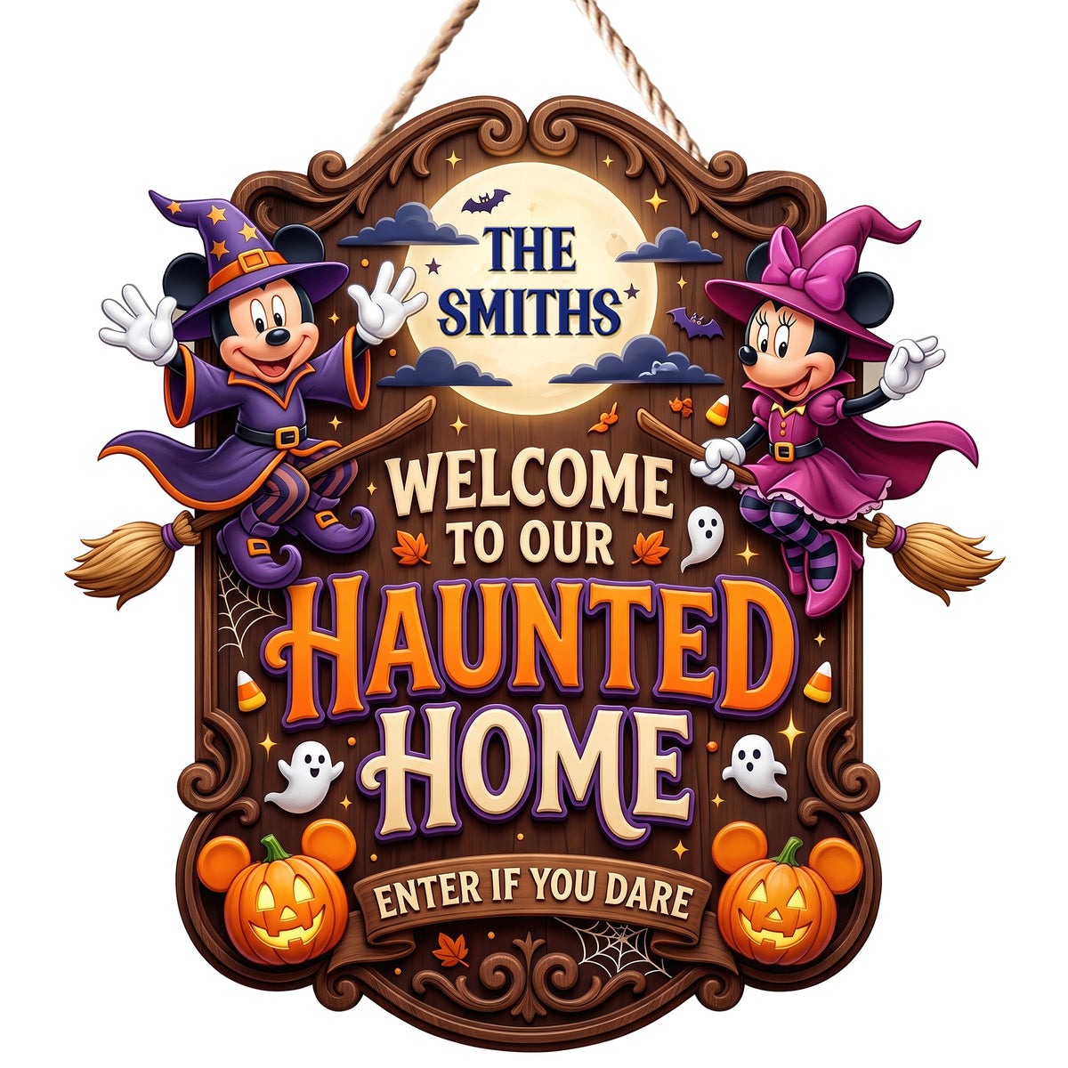 Enter If You Dare Acrylic Sign - Personalized Spooky Gifts For Family 01toqn310726-Homacus
