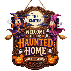 Enter If You Dare Acrylic Sign - Personalized Spooky Gifts For Family 01toqn310726-Homacus