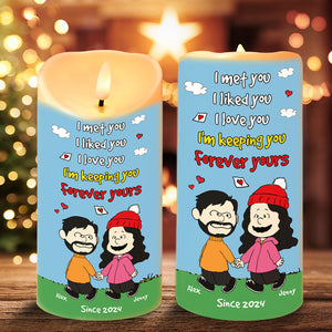 Personalized Gifts For Couple LED Candle 02TOMH251124DA-Homacus