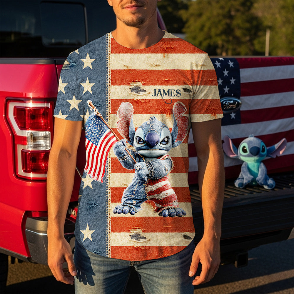 Blue Monster Lovers Shirt Personalized Gifts For Fans 01TGDT020725-Homacus