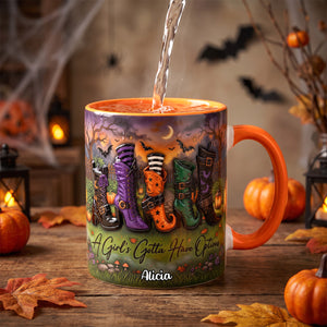 Witch Coffee Accent Mug - Personalized Gifts For Halloween 01todh120826