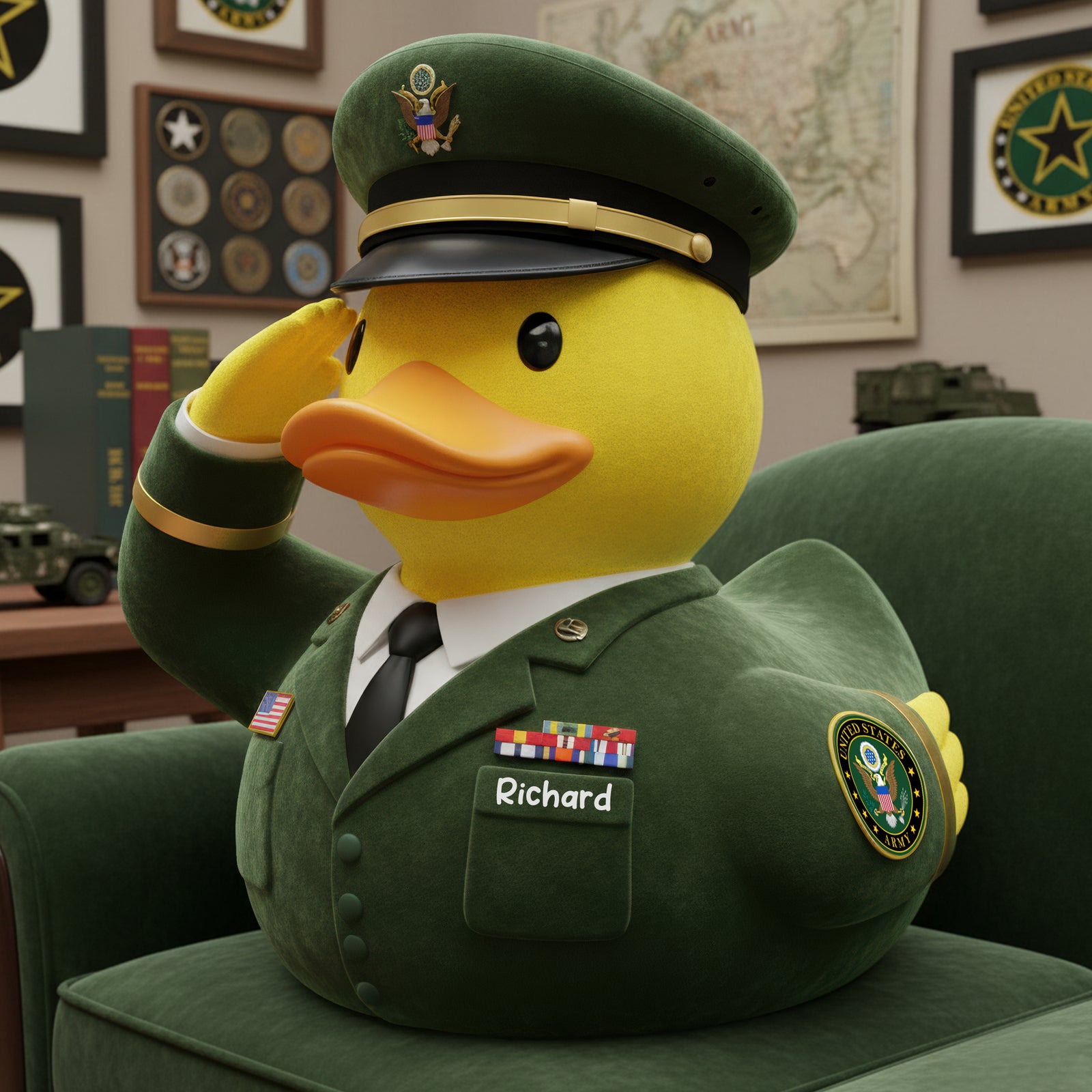 Military Pride Duck Pillow - Personalized Gifts For Soldiers 01kiqn171125-Homacus