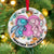 Sweet Cartoon Couple, Personalized 03NAPU261023 Ornament, Gift For Christmas-Homacus