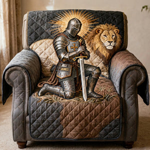 Knight In Prayer Sofa Cover - Personalized Gift For Christian 02NATN290126-Homacus