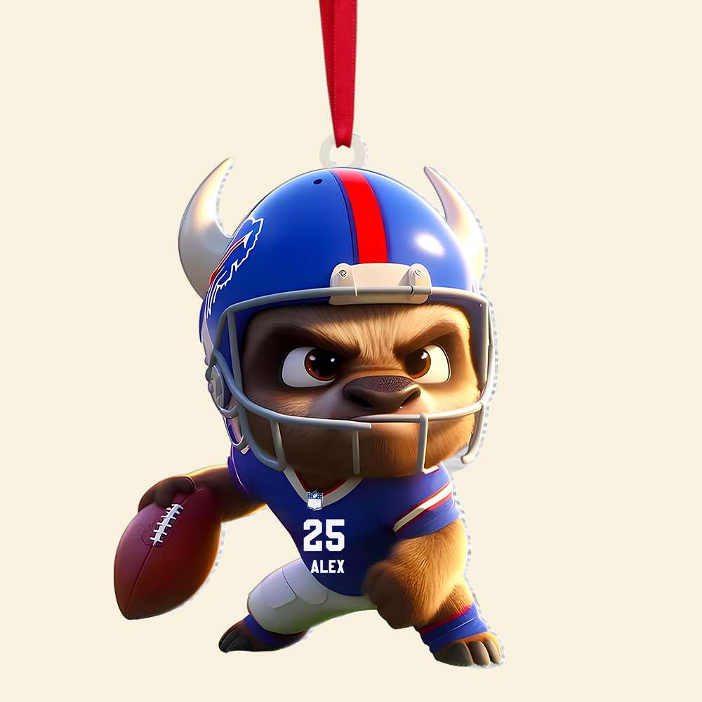 Personalized Gifts For Football Lovers Christmas Ornament 01HUMH221124-Homacus