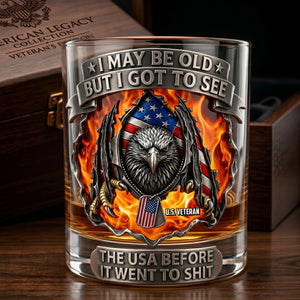 Eagle Sharp Claw Round Glass, Personalized Gifts For Veteran 03qhtn160626-Homacus