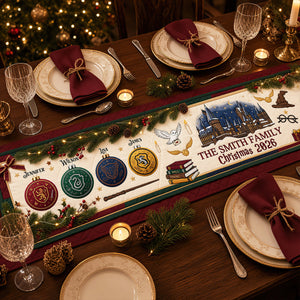 Christmas Family Bubble Quilted Table Runner - Personalized Christmas Gifts For Family 01nadt270826-Homacus