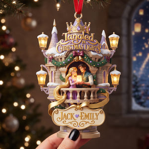 Forever Fairy Tale Love Acrylic Ornament - Personalized Christmas Gifts 04hata070926