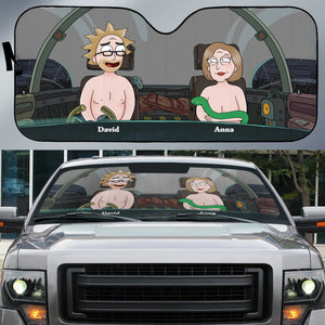 Personalized Gifts For Couple Windshield Sunshade 04katn200724hg-Homacus