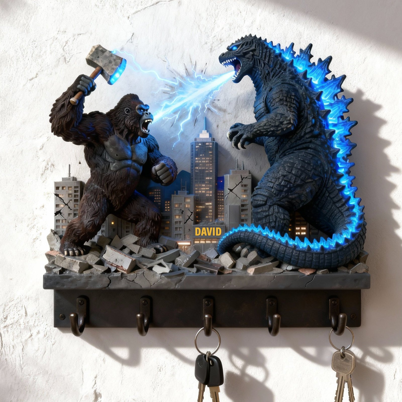 Clash Acrylic Key Hanger - Personalized Gifts 04NATN050126-Homacus