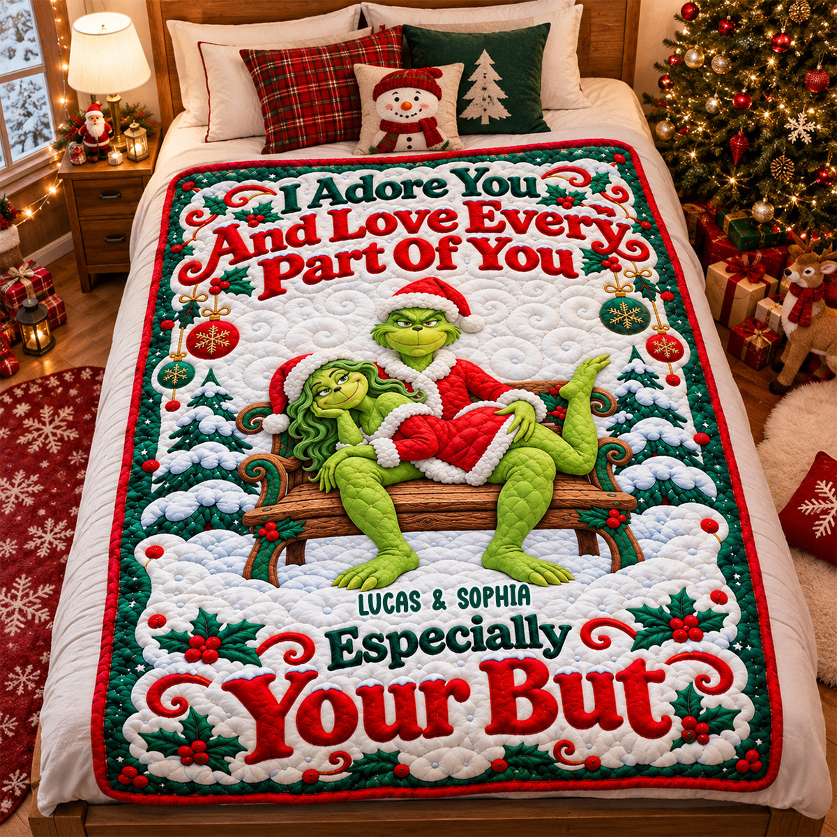 Funny Mischief Couples Blanket - Personalized Christmas Gifts For Couples 03ohtn051026-Homacus