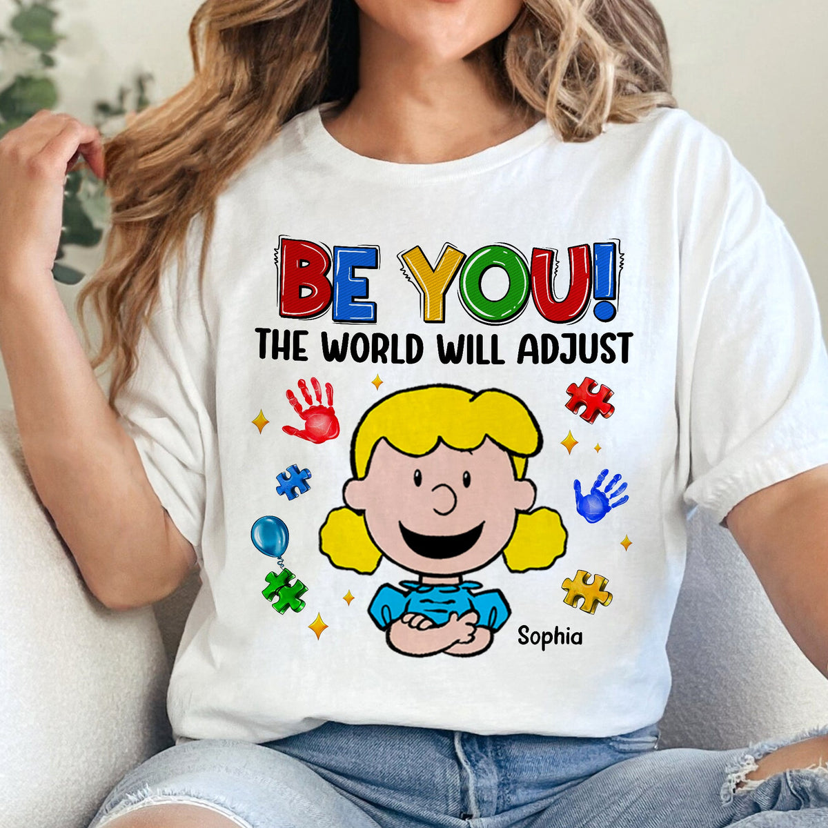Personalized Gifts For Autistics Shirt 02hutn200225hh Be You The World Will Adjust-Homacus