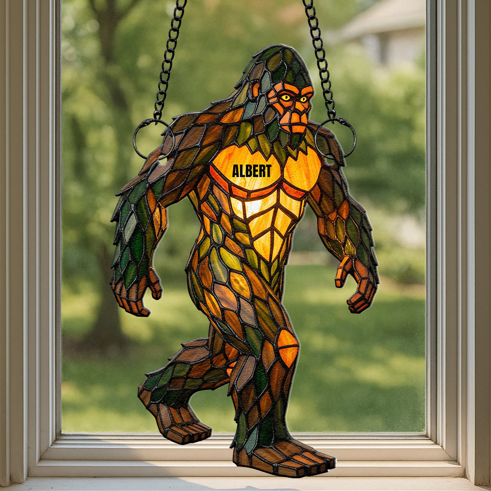 Bigfoot Suncatcher Ornament Personalized Gifts For Bigfoot Lovers 05NADT080725-Homacus