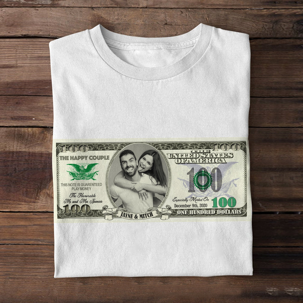 Custom Photo Gifts For Couple Shirt 01ohtn020124 The Happy Couple-Homacus