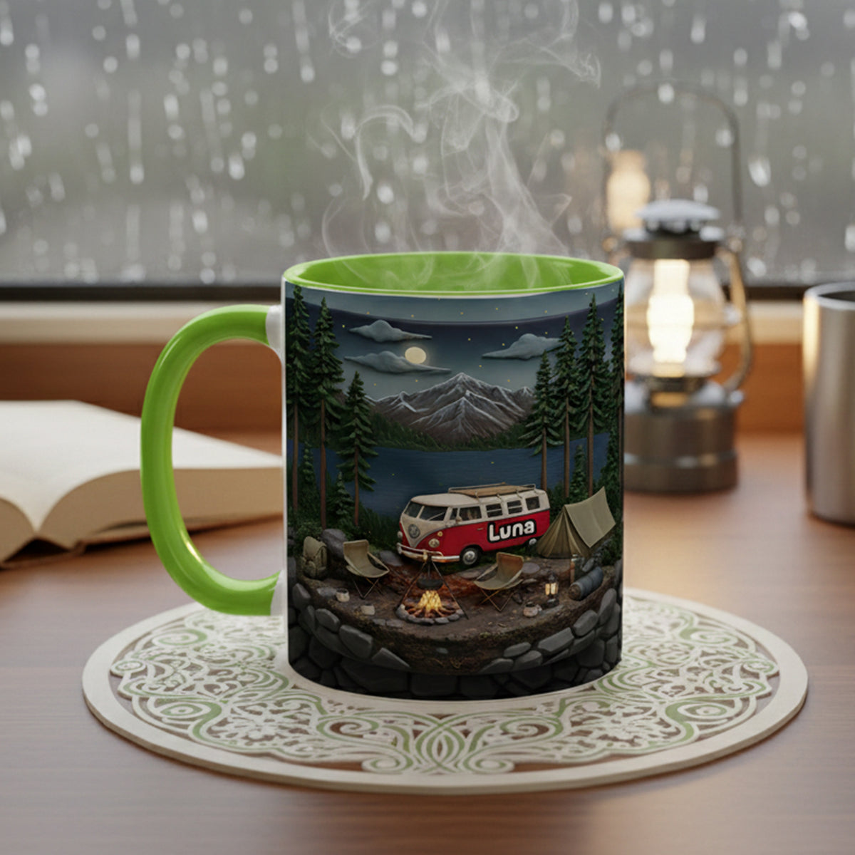 Camping Coffee Accent Mug - Personalized Gifts For Camping Lovers 02kita080126-Homacus