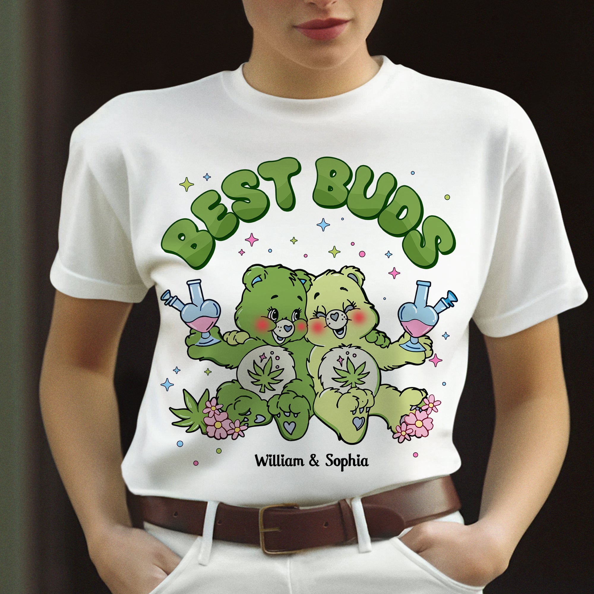 Personalized Gifts For Weed Buds Best Friends Shirt 04napu220724-Homacus
