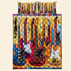 Gifts For Guitar Lovers Quilt Bed Set 05qnqn301024-Homacus