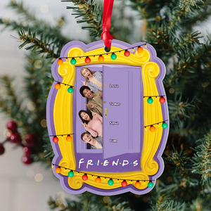 Custom Photo Gift For Friends Christmas Acrylic Ornament 01OHPU270924-Homacus